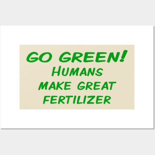GO GREEN! Posters and Art